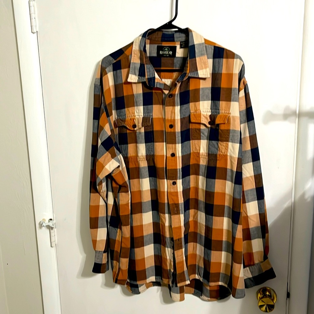 Redheads men’s long sleeve shirt plaid